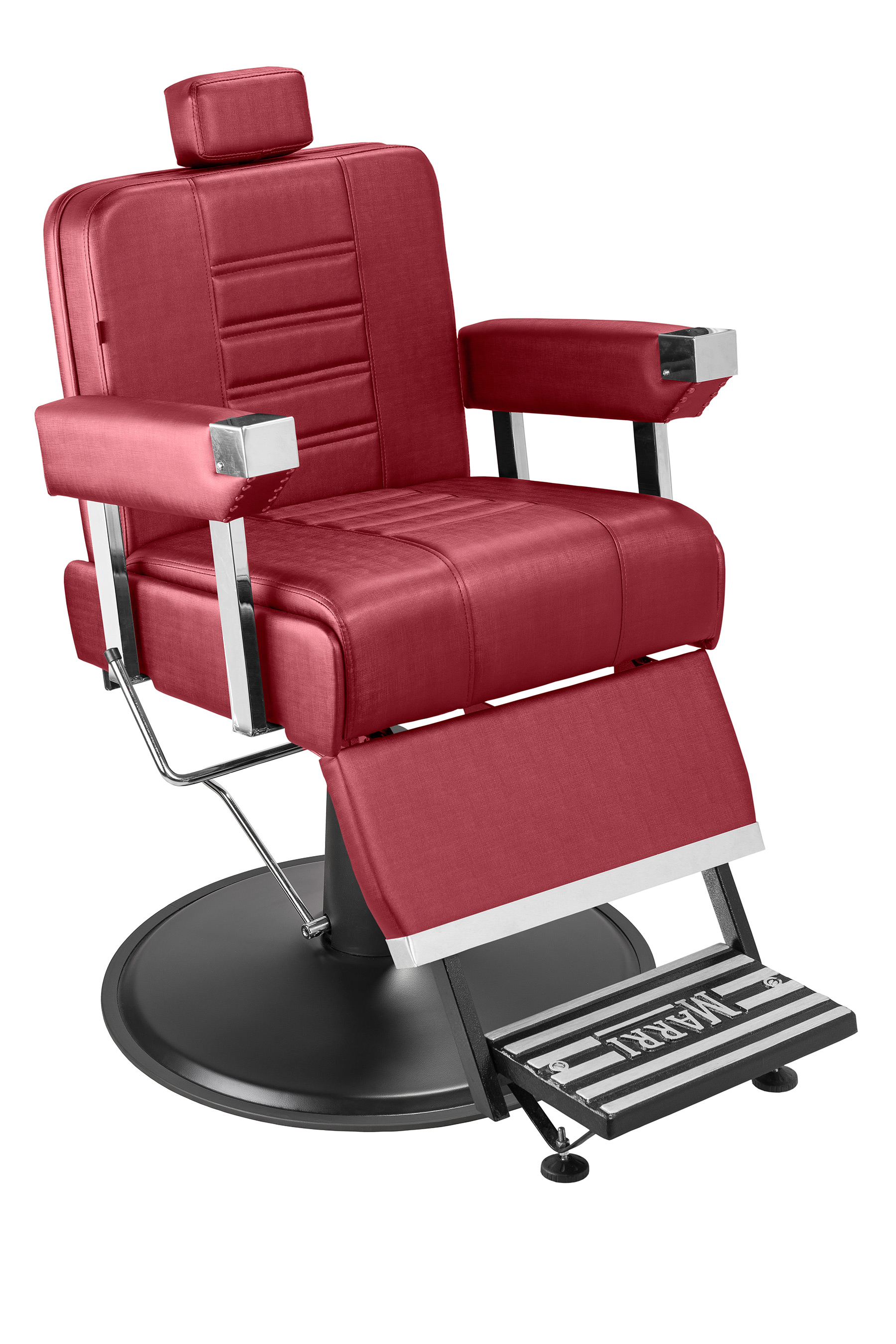 Cadeira de Barbeiro Wine Chair Bordô com CAPTONÊ B042
